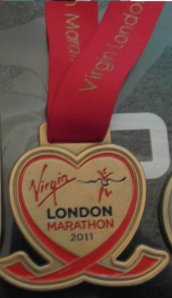 London Marathon Medal 2011